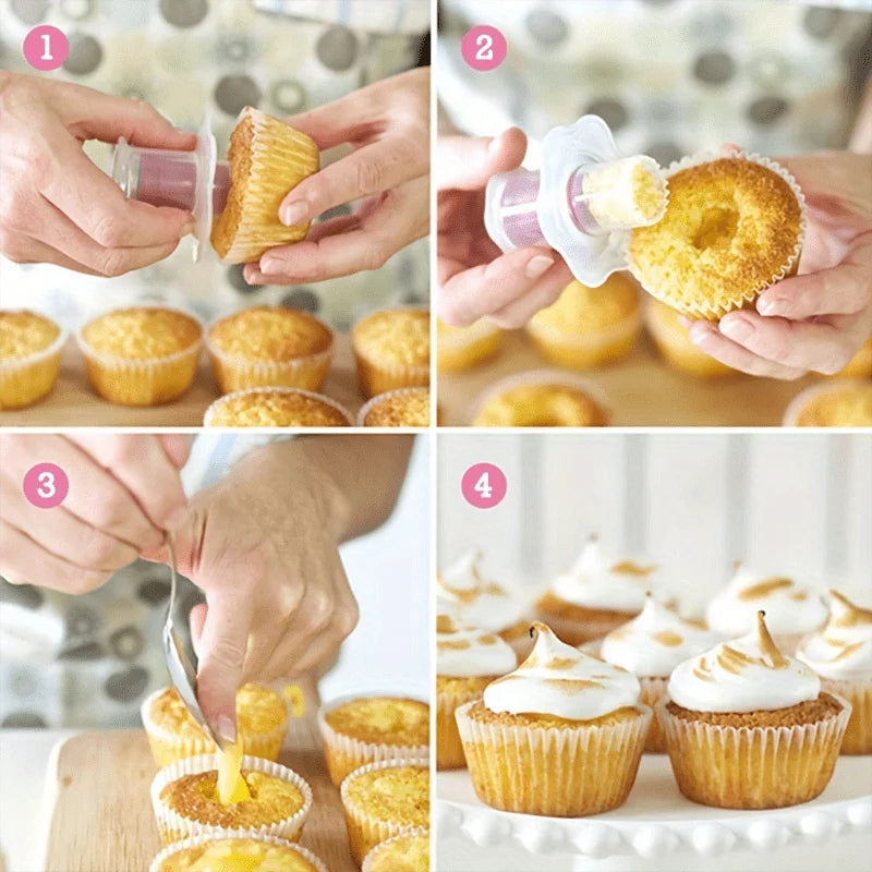 Elevate Your Baking: Durable & Reusable Cupcake Corer - Perfect for Easy & Delicious Filled Treats Qme