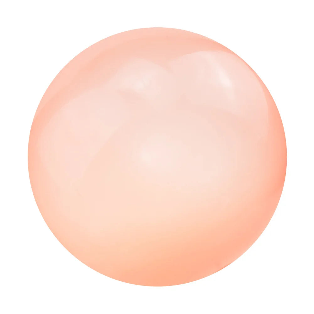 Water Filled Transparent Bubble Balls Children's Birthday Party Fun Games Outdoor Soft Balloons Summer Pool Party Bouncy Ball Qme orange XS 40cm