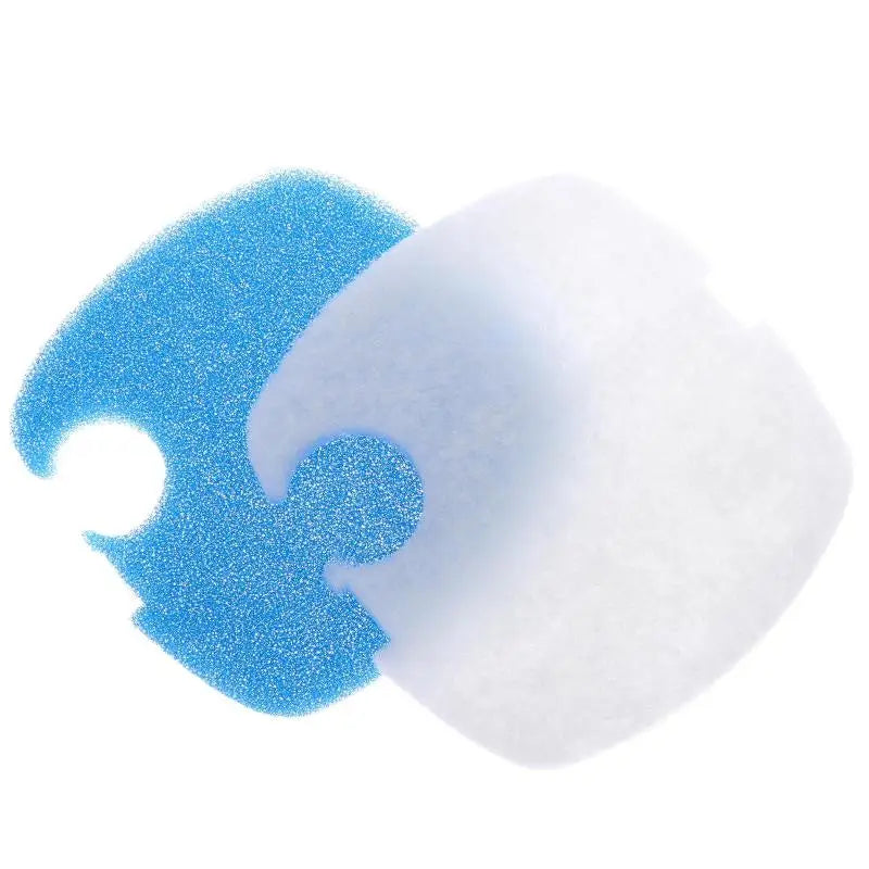 2 Blue White Aquarium Filter Pad Fit 304AB 404AB 704AB Replacement Qme
