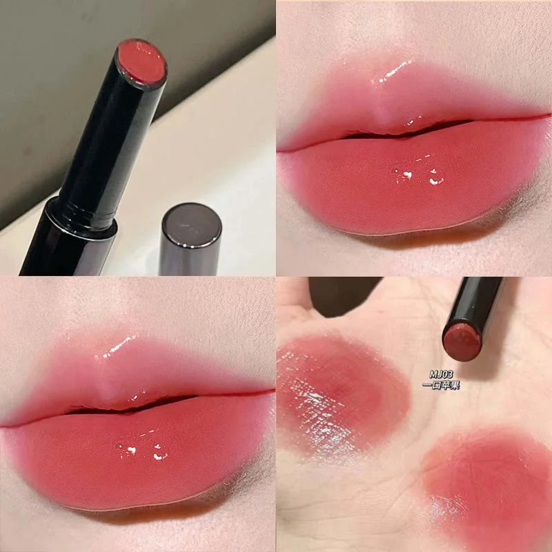 HERORANGE Push-button Mirror Lipstick Moisturizing Long-lasting Lip Qme HR708-03