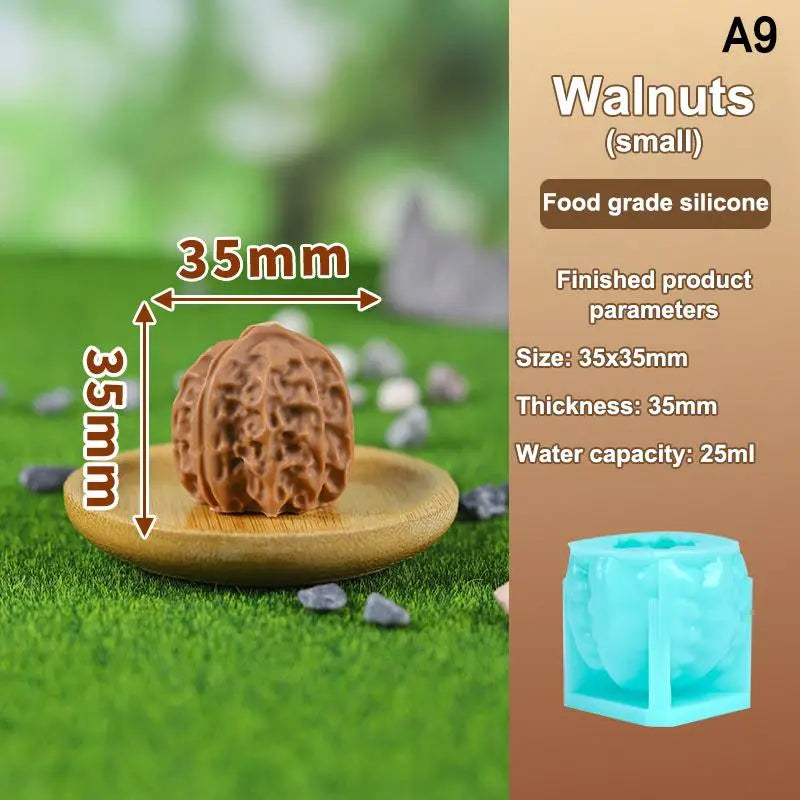 Cake Mold Ice Cream Mousse Desserts Decorating Tools 3D Fruit Shape Qme A9