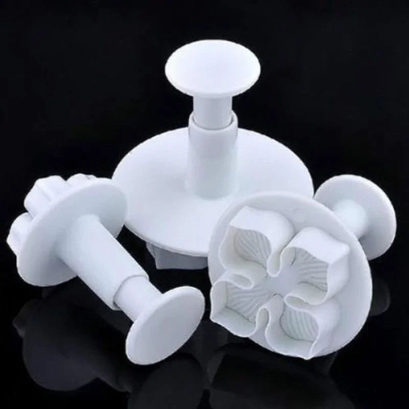 Silicone Hydrangea Fondant Cake Decorating Plunger Cutter Flower Qme