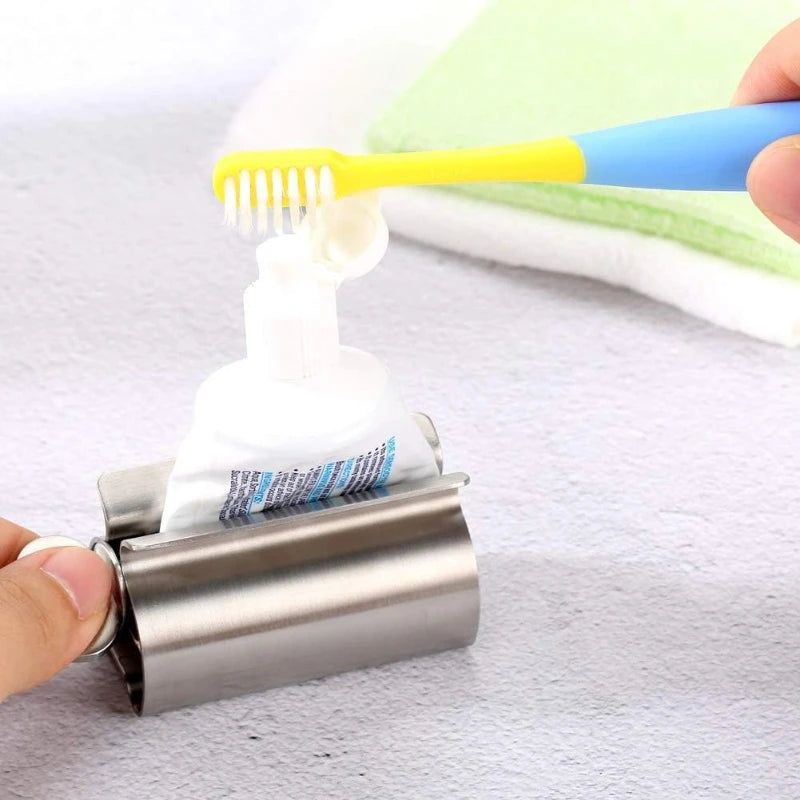 Stainless Steel Toothpaste Squeezer, Metal Tube Roller For Toothpaste, Cream, Cosmetics, Bathroom Tool Qme