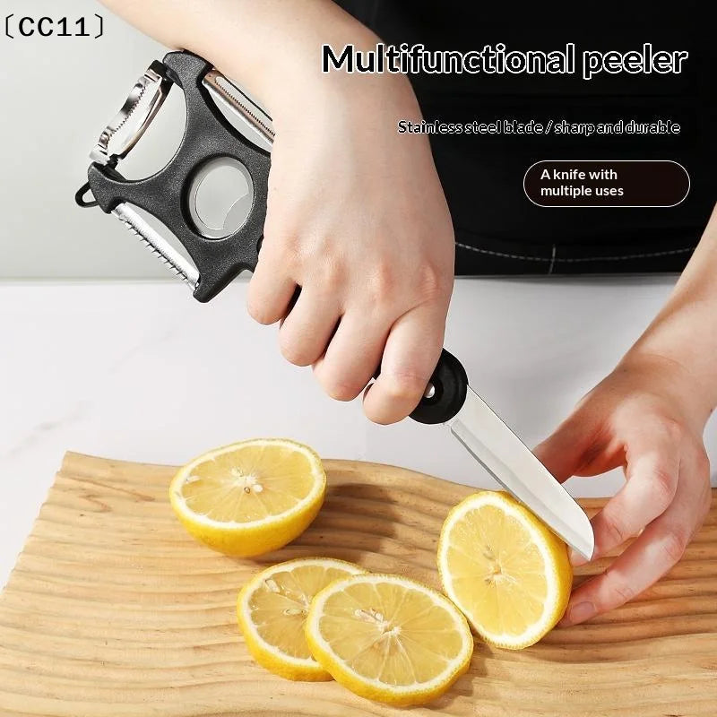 Creative Stainless Steel Fruit Peeler 1 Handheld Vegetable Peeling Qme
