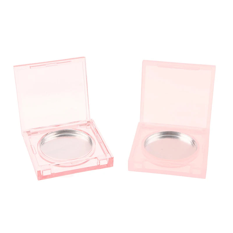 Square Perfume Cream Box Clear Plastic Container Aluminum Plate Qme