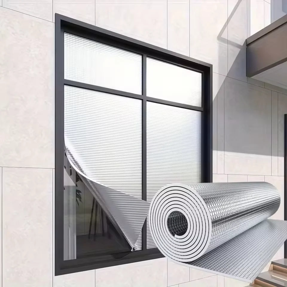 Aluminum Foil Thermal Insulation Cotton High-temperature Resistant Qme geremian 40cmX5m