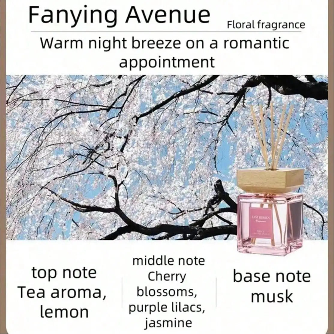 Hotel Grade Flameless Essential Oil Rattan Fragrance Stick Qme Fanying Avenue
