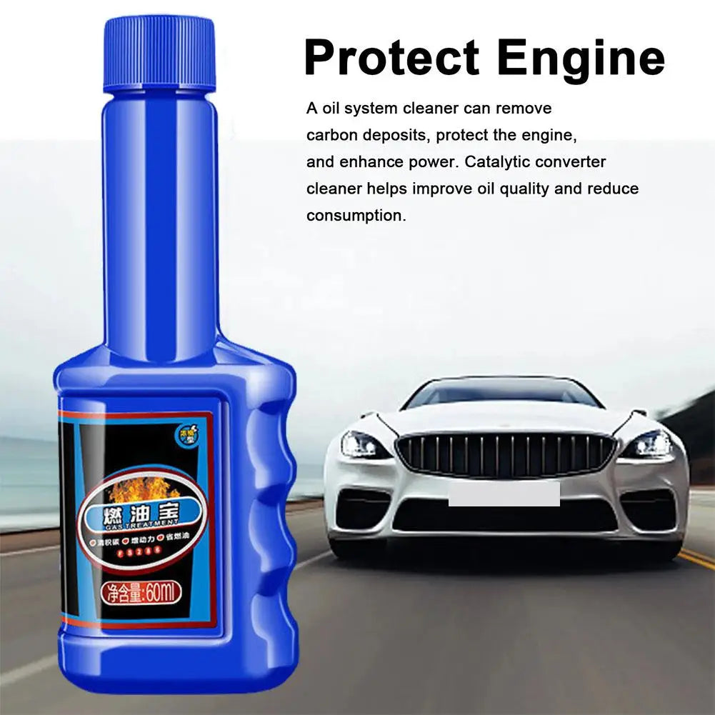 Car Gasoline Additive Fuel Savings Fuels System Cleaner Gas Oil Qme