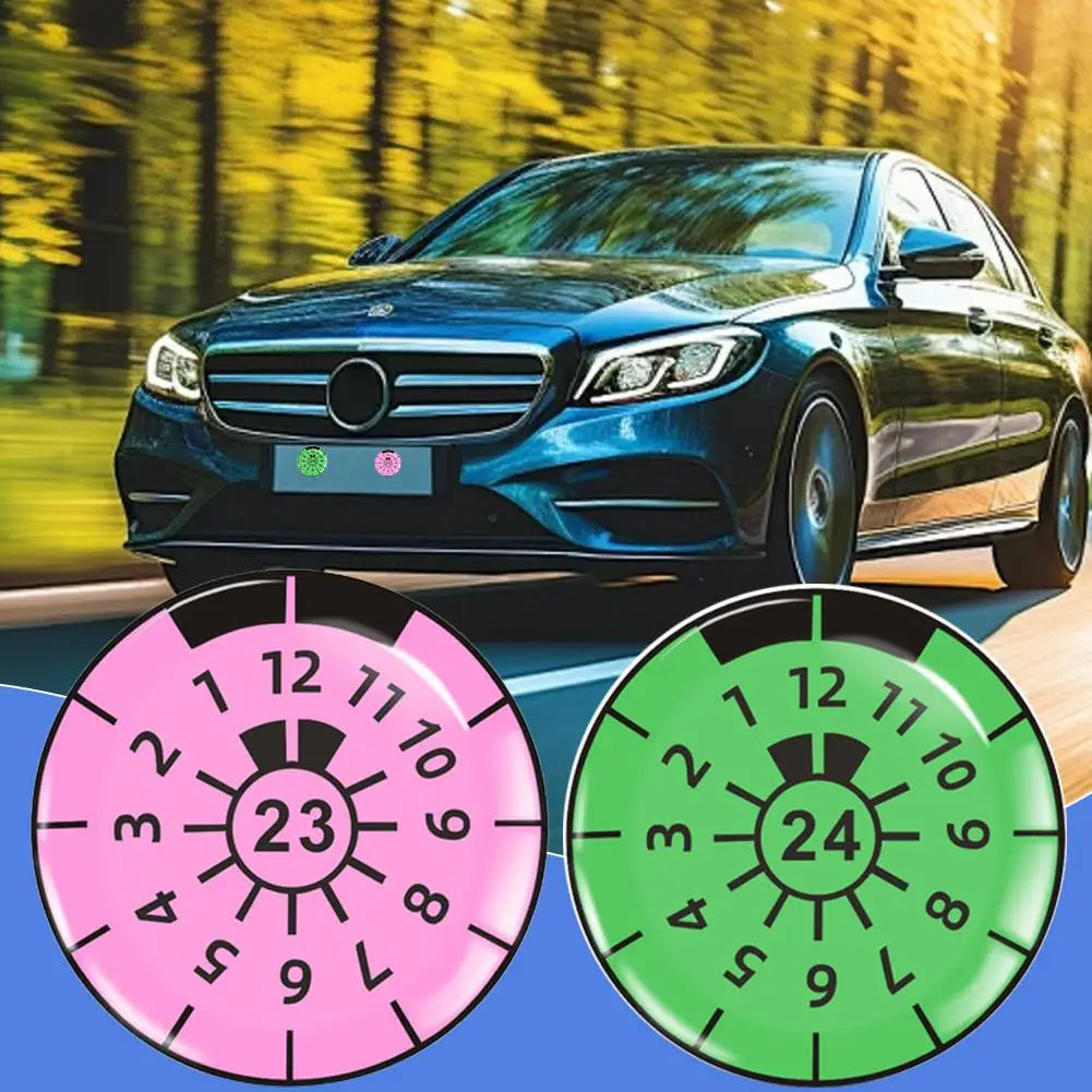 3D Gel Domed Stickers Automotive Stickers Waterproof Car Bumper Stikcers German Number Plate Plakette Seals License Plate Decor Qme