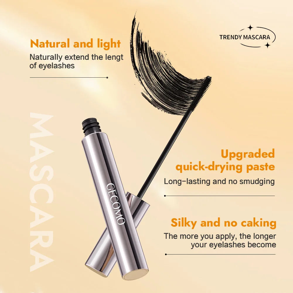 GECOMO Slim Three-dimensional Mascara Each Eyelash Clearly Curled Qme