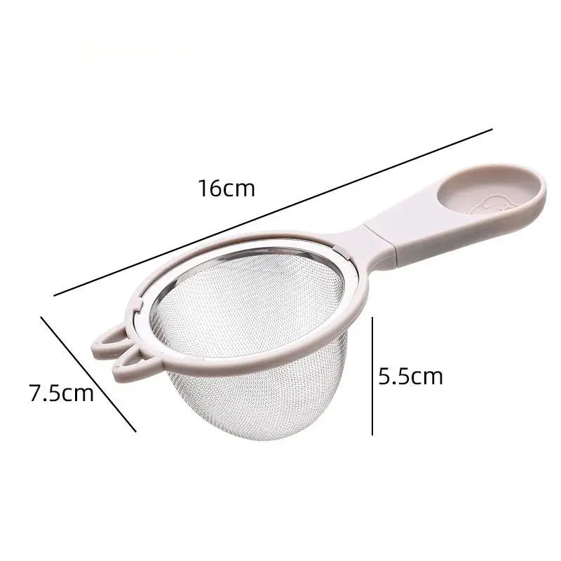 Fine Mesh Strainer Handle Nylon Ultra Handheld Kitchen Sieve Small Qme C