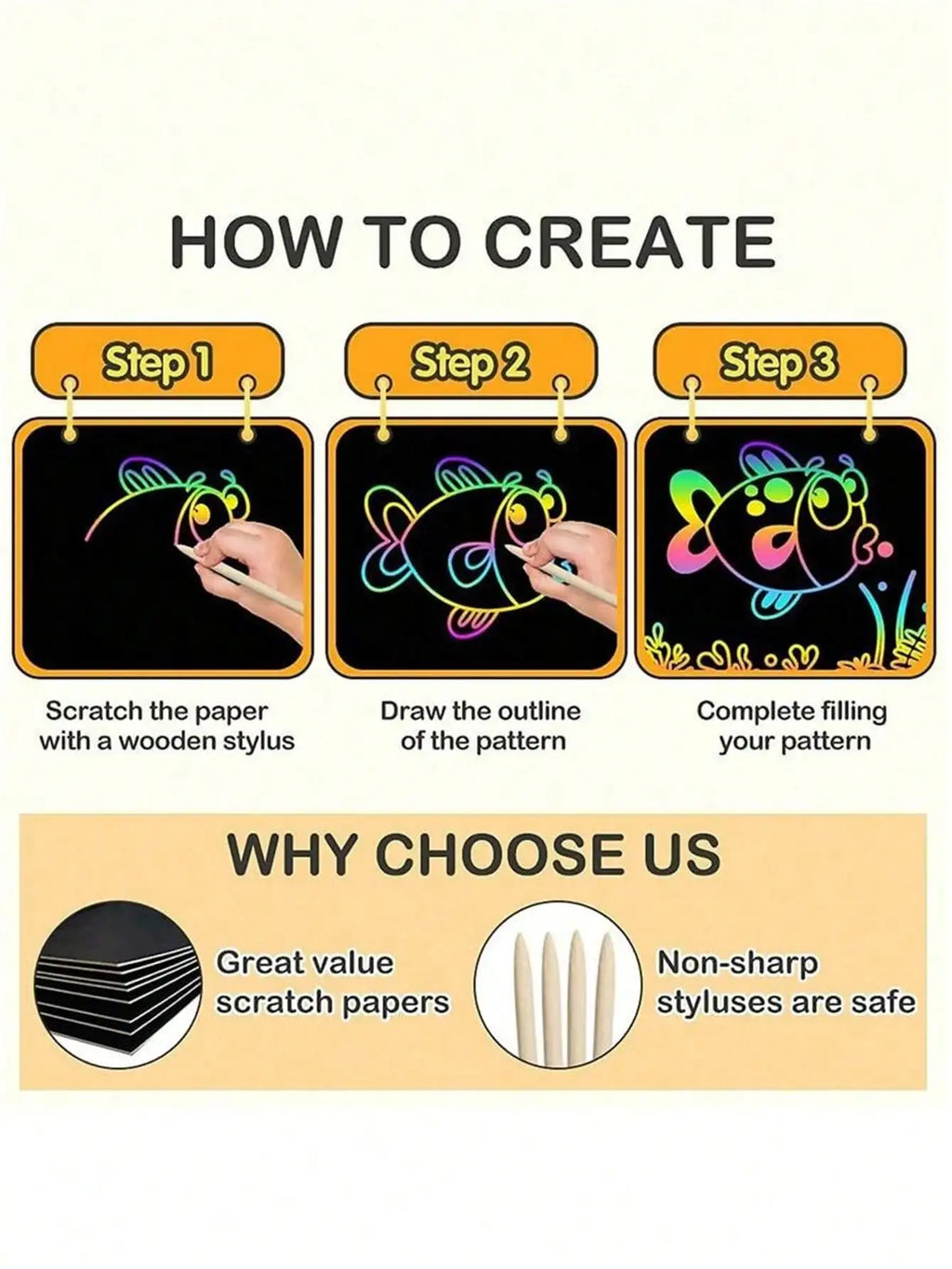 10 Funny Graffiti Scratch Art Papers 21 0 X 8 27 DIY Crafts Birthday Qme