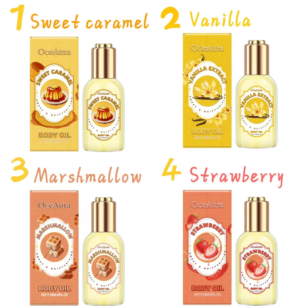 Body Massage Oil Improve Moisturizing Relieve Stress Muscle Relaxing Body SPA Lasting Scent Body Essential Oils Qme