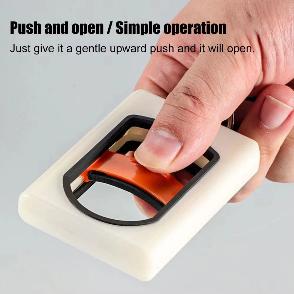 Square Cable Tie Organizer Fluorescent Cable Tie Organizer Portable Reusable Storage Cable Tie Holder Cable Tie Storage Tool Qme