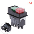 Electromagnetic Push Button Switches Starter Machine Tool Equipment Waterproof Switch Safety Security IP55 KLD28A Qme A2 5pin