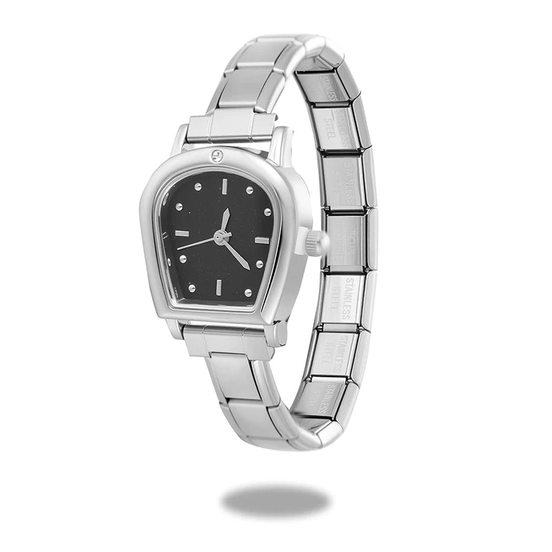2026 Fashion Men Women's DIY Width Italian Elastic Charm Stainless