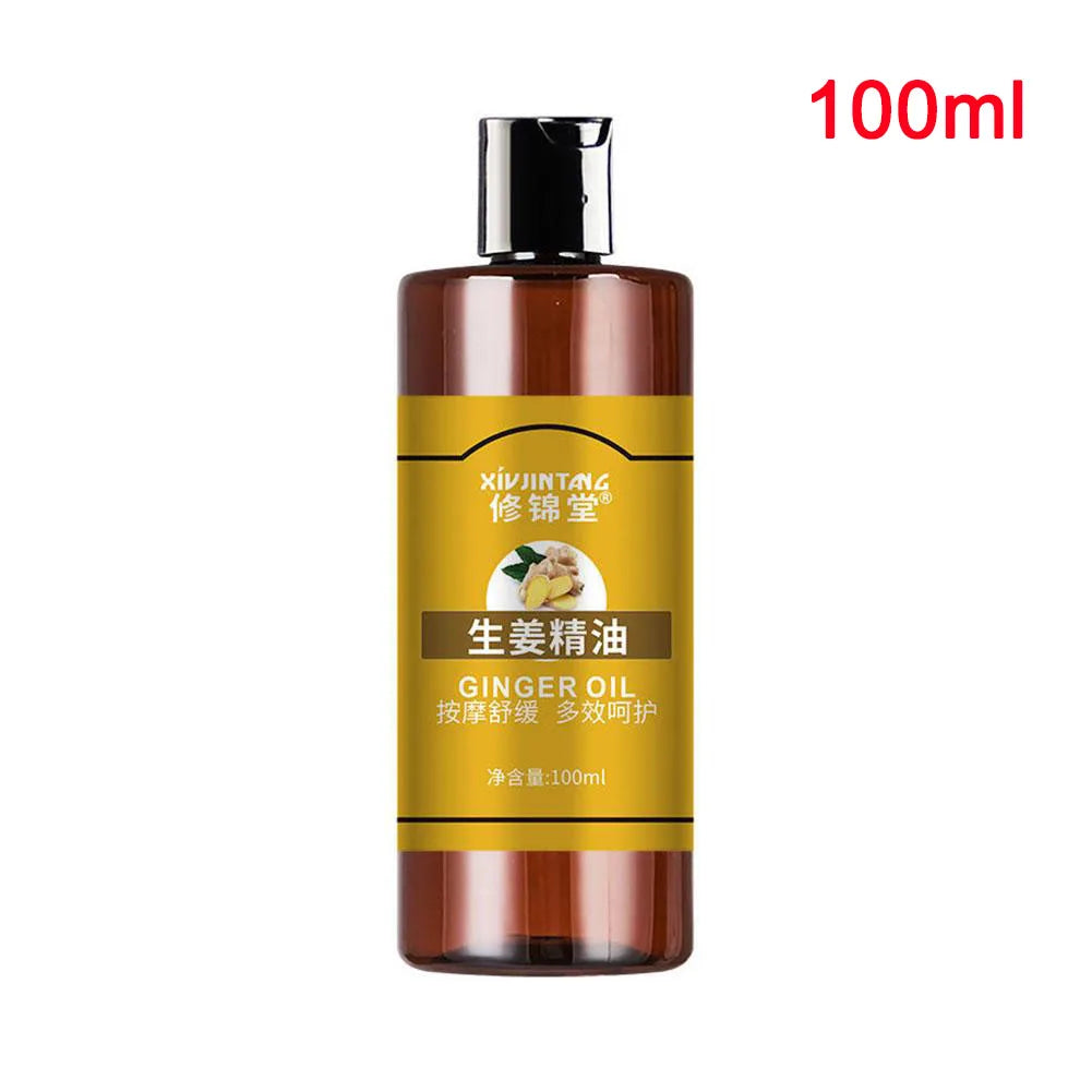 Ginger Essential Oil Massage Moisturizing Hydrating Pure Plant Body Qme A 100ml