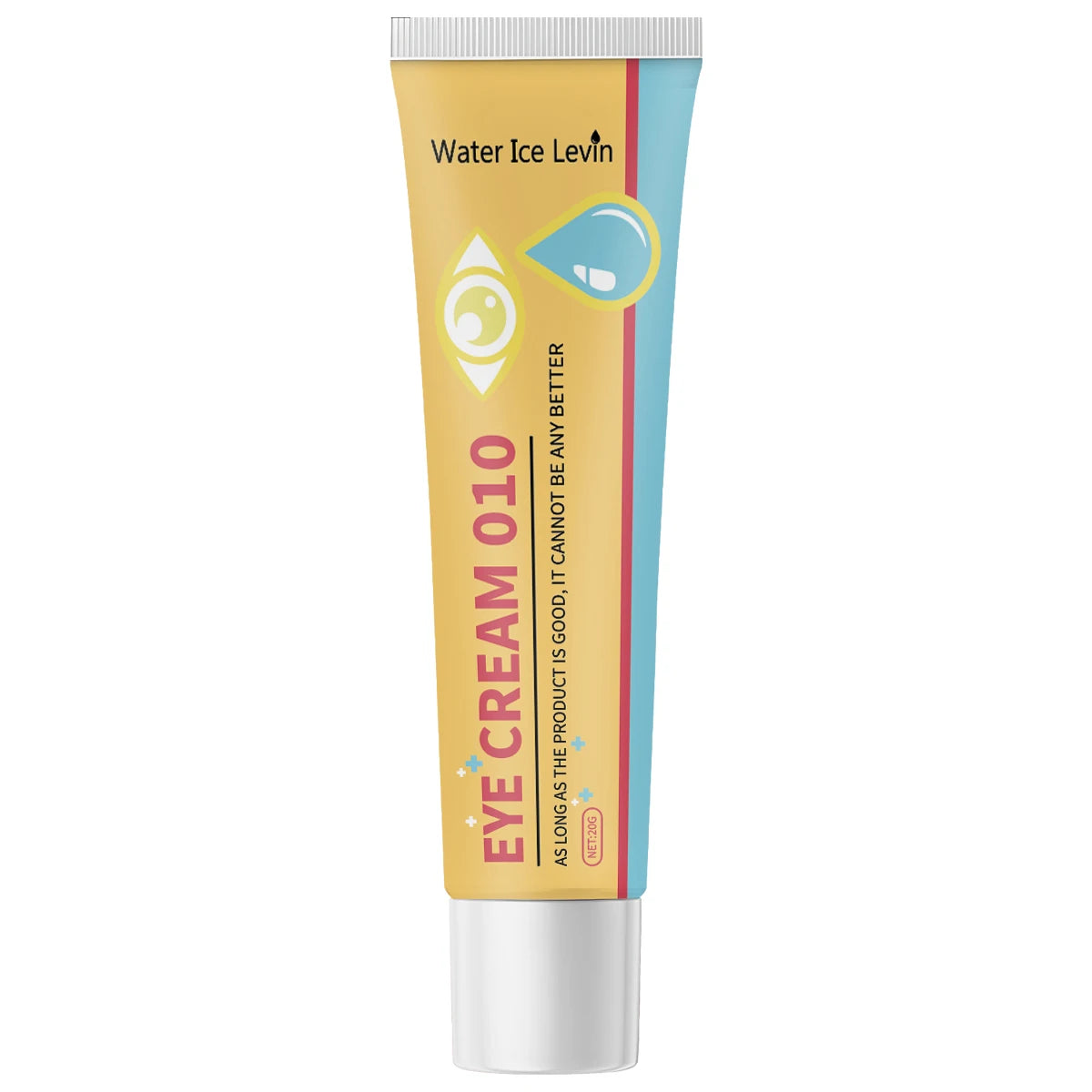 EXE CREAM 010 Eye Cream with Retinol & Hyaluronic Acid - Moisturizing, Smoothing & Protective Anti-Aging Eye Treatment Qme YELLOW 20g