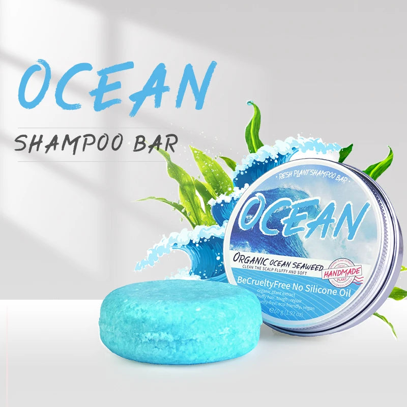 Fresh Ocean Fragrance Shampoo Soap Plant-based Sea Salt Deep Cleaning Qme Default Title