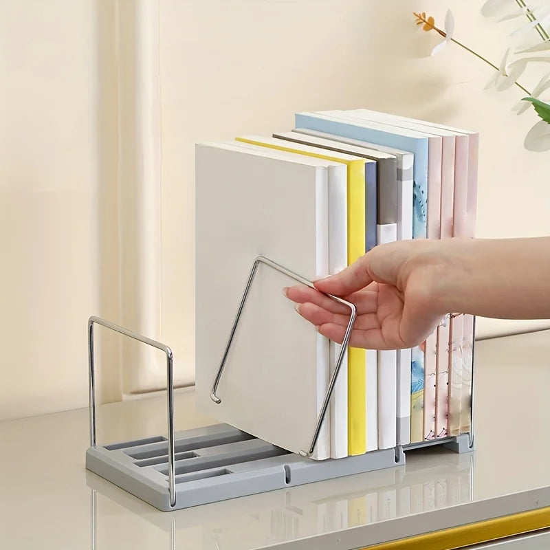 1 Adjustable Book Blocking Shelf Home Office Desk Qme