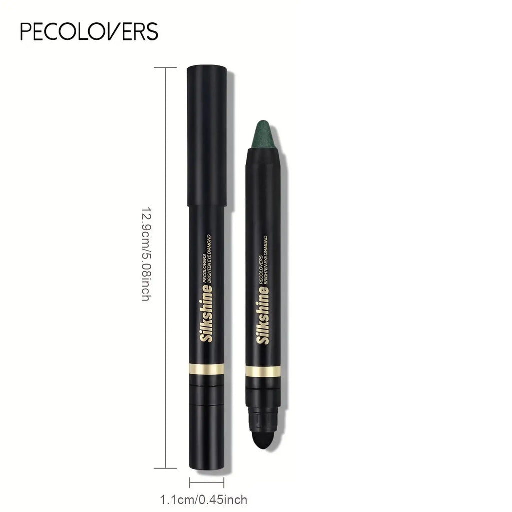 Green Eyeshadow Stick Smoky Pencil Gloss Pearlescent Shadow Sticks Qme