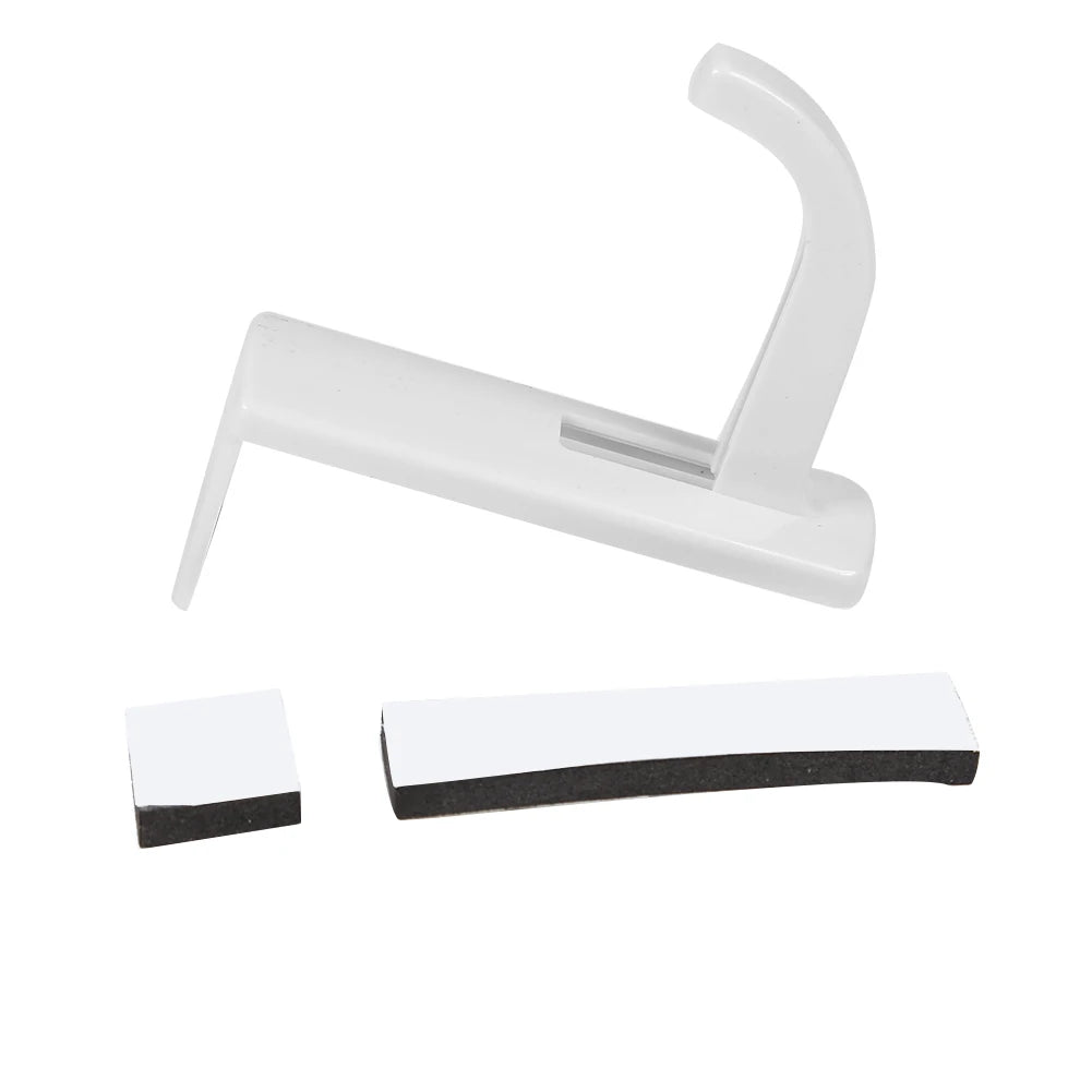 PC Monitor Earphone Stand Universal Monitor Side Headphone Hanger Stick-On Headphone Holder Headphones Accessories Qme