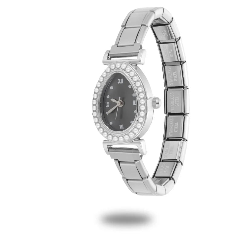 2026 Y2K Printed Pattern Dial Women's Stainless Steel Simple Square Watch Bracelet For Party Friend Wife Birthday Jewelry Gifts Qme S 26