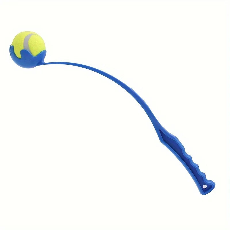 Dog throwing ball launcher, tennis launcher, outdoor training dog toys Qme Blue