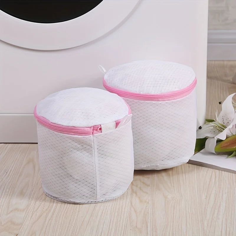 1pc1pc Laundry Bag Special Anti Deformation Mesh Washing Machine Fine Qme Pink