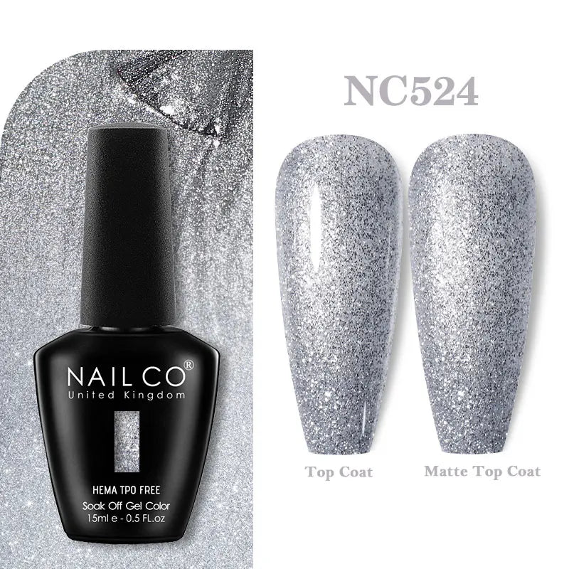 NAILCO Green Series Dark Gel Nail Polish Lasting Hybrid Base Matte