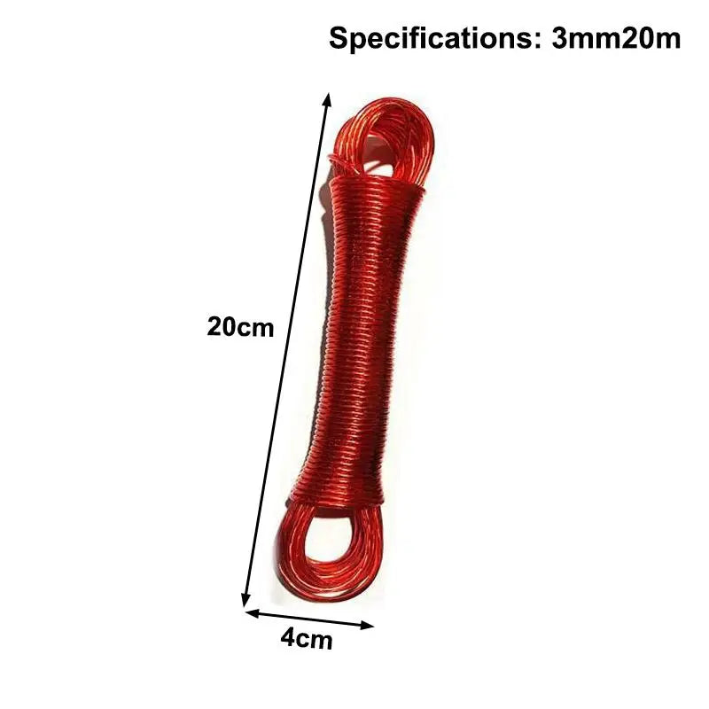 Portable Clothesline 10 20 30 50M Garden Camping Travel Clothes Qme F2
