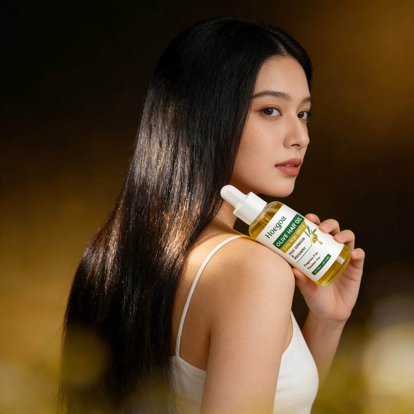 Olive Hair Oil Strengthen Roots Enhance Thickness Damaged Repair Qme