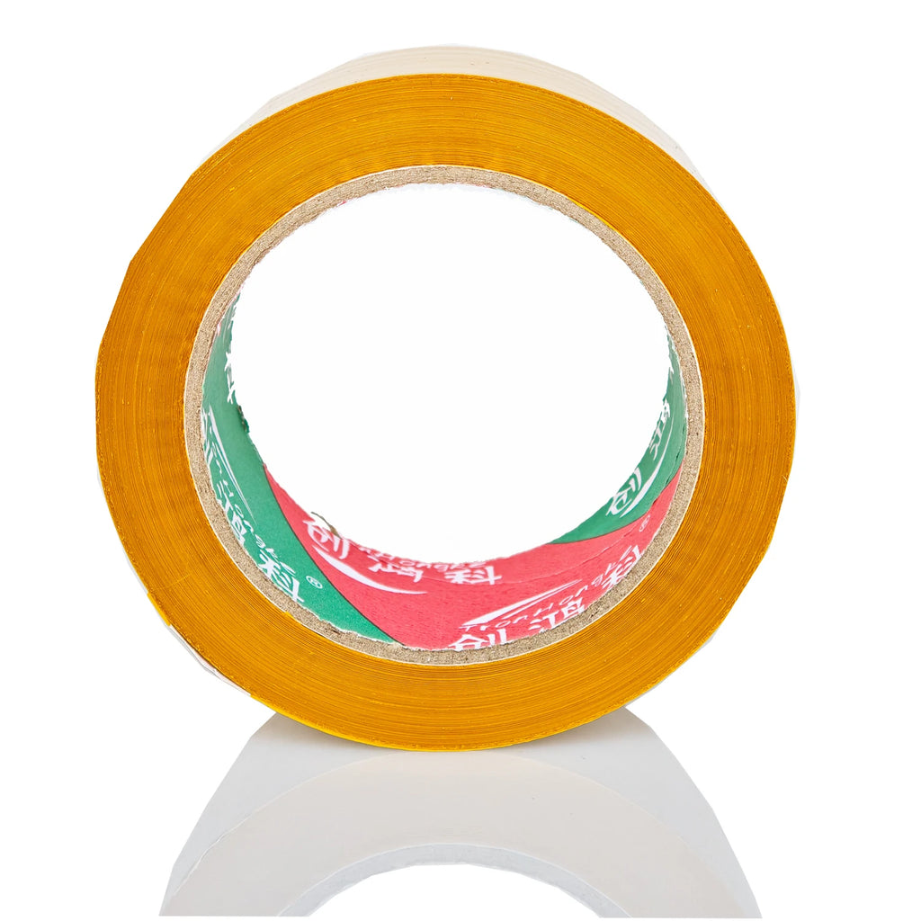 1Pc 100y Yellow Packing Tape Silence Low Noise Carton Sealing Tape for Shipping Moving Boxes Sealing & Packaging Superior Hold Qme 1 Roll 100Yard 48mm