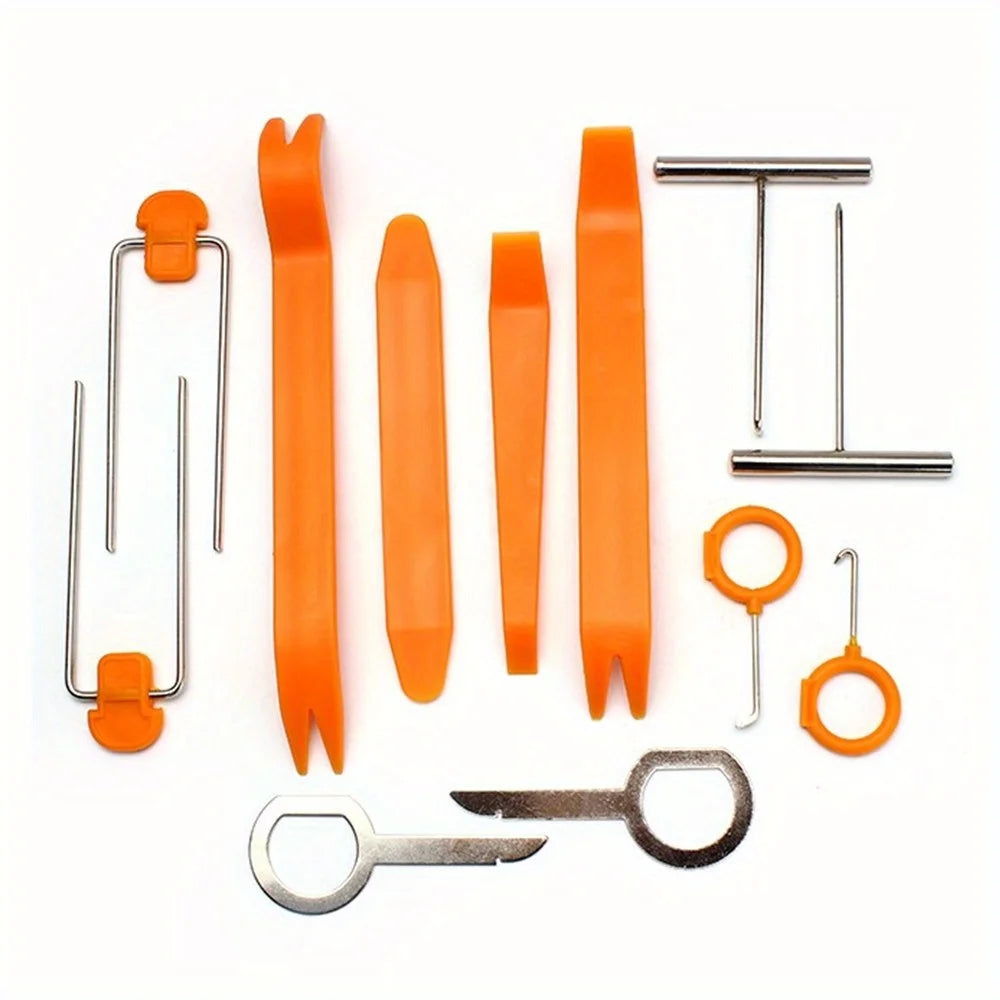 Plastic Auto Dismantle Tools Kit Car Radio Door Clip Panel Trim Dash Audio Removal Installer Pry Kit Refit Set Qme