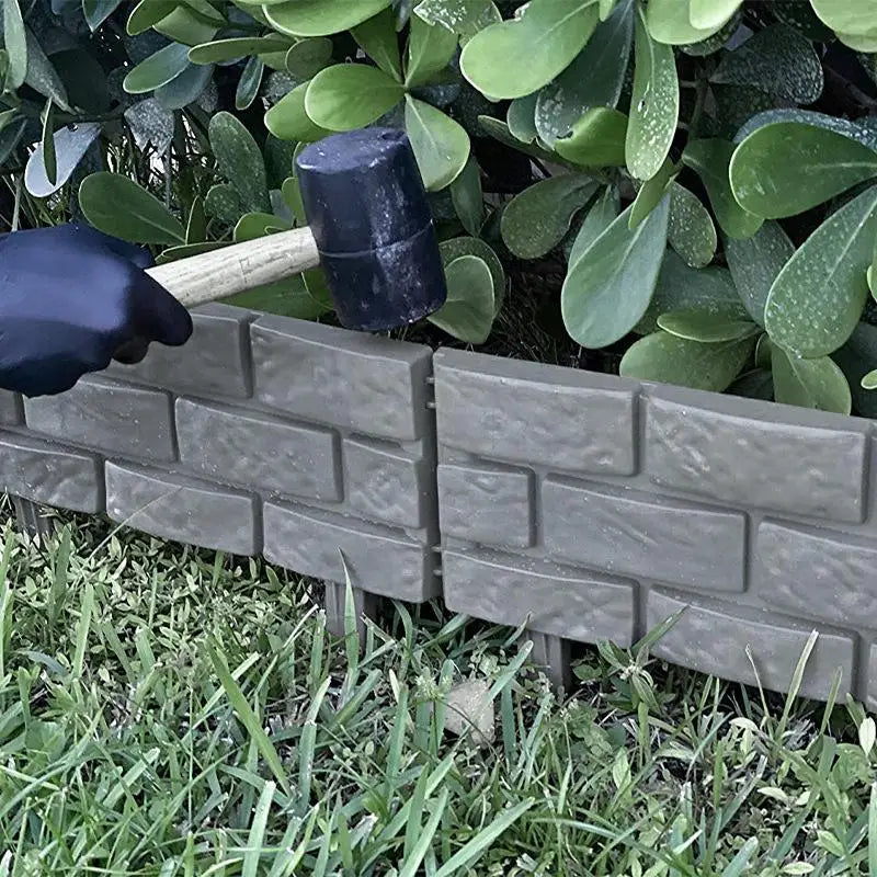 Garden Fence 4 Stone Effect Weatherproof DIY Outdoor Panels Decor Qme China Mainland