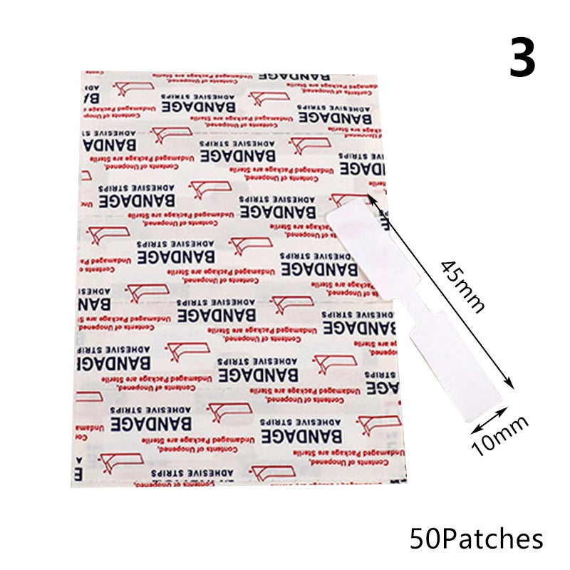 1 3 10 50 Patches Butterfly Closure Bandage Strips Adhesive Strip Qme 3 50Pcs