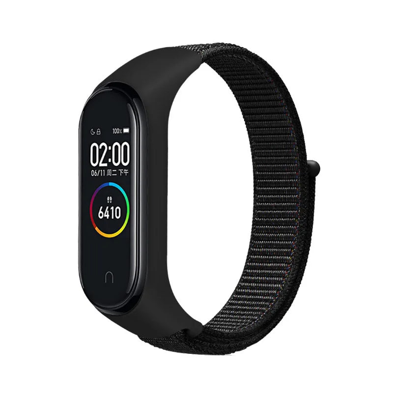 Durable Nylon Loop Watch Strap Freely Adjustable Velcro Xiaomi Mi
