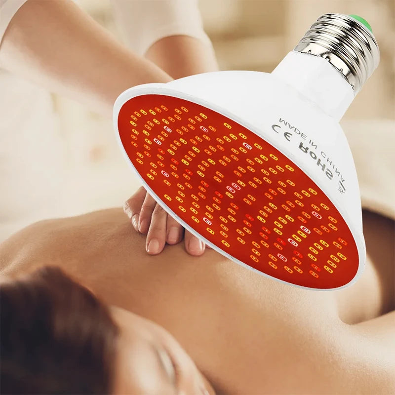 LED Red Light Therapy Bulb Lamp Clip 660nm 850nm Near Infrared Combo Qme