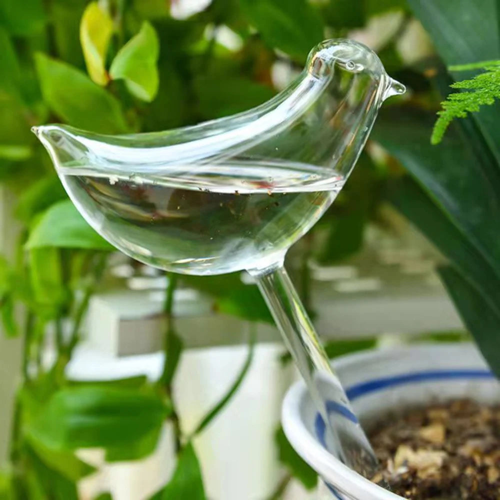 Garden Bird-Shaped Self-Watering Globes Perfect For Automatic Flower Watering And Home Garden Tools Drip Water Seepage Device Qme