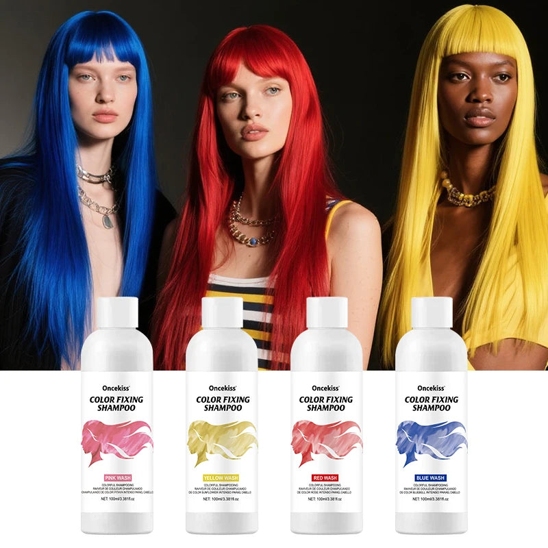 Semi-permanent Hair Coloring Shampoo Invisible Protects Fixes Qme