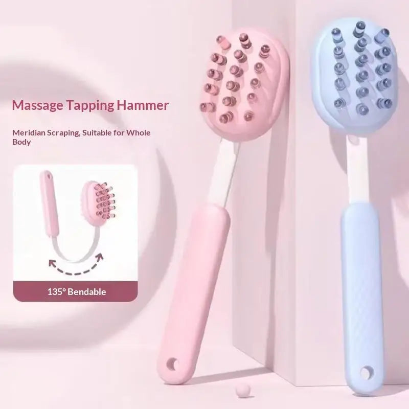 Adjustable Handheld Massage Stick Double Side Hanging Hole Meridian Qme Default Title