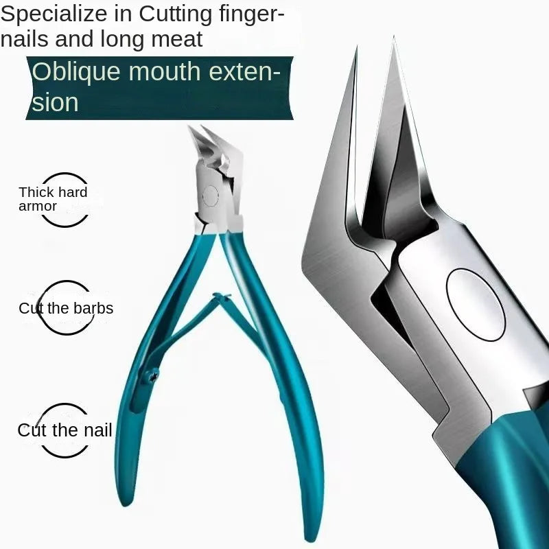 Toe Nail Clipper Ingrown Thick Toenails Trimmer Professional Qme