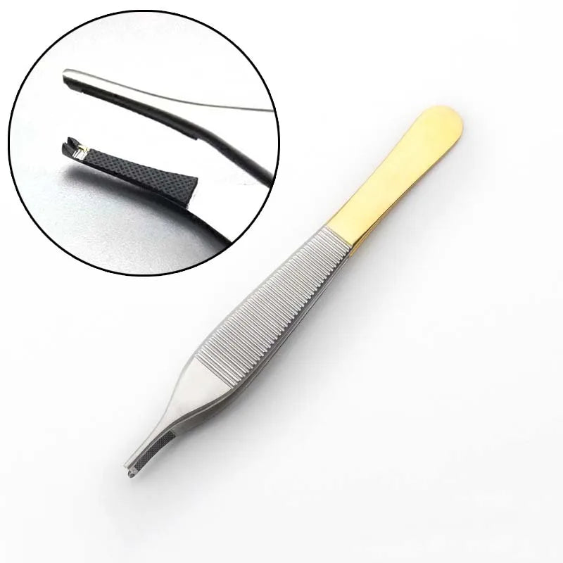 Cartilage Forceps Stainless Steel Fine Shaping Tooth Tweezers Qme