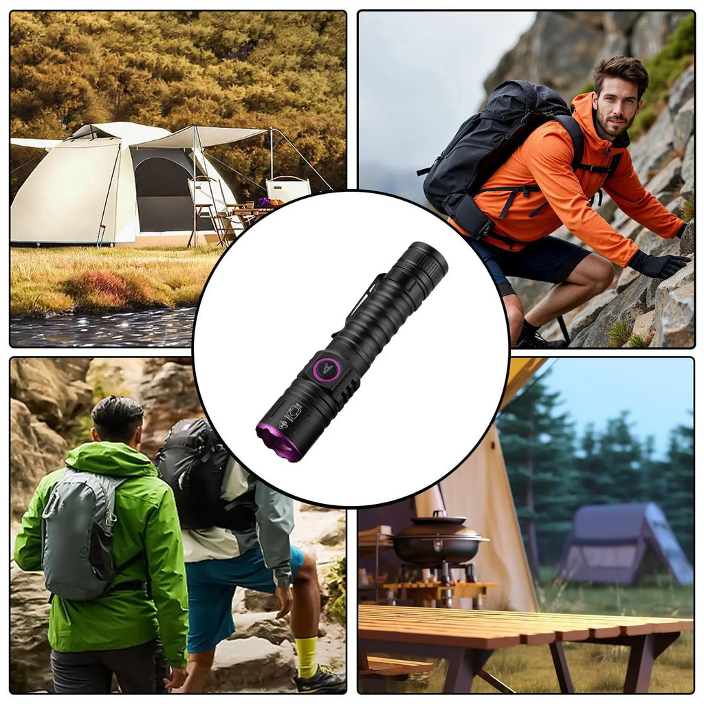 Blood Light for Tracking Deer Rechargeable Tracking Flashlight Nighttime Trail Finder Light for Detection Outdoor Camping Travel Qme