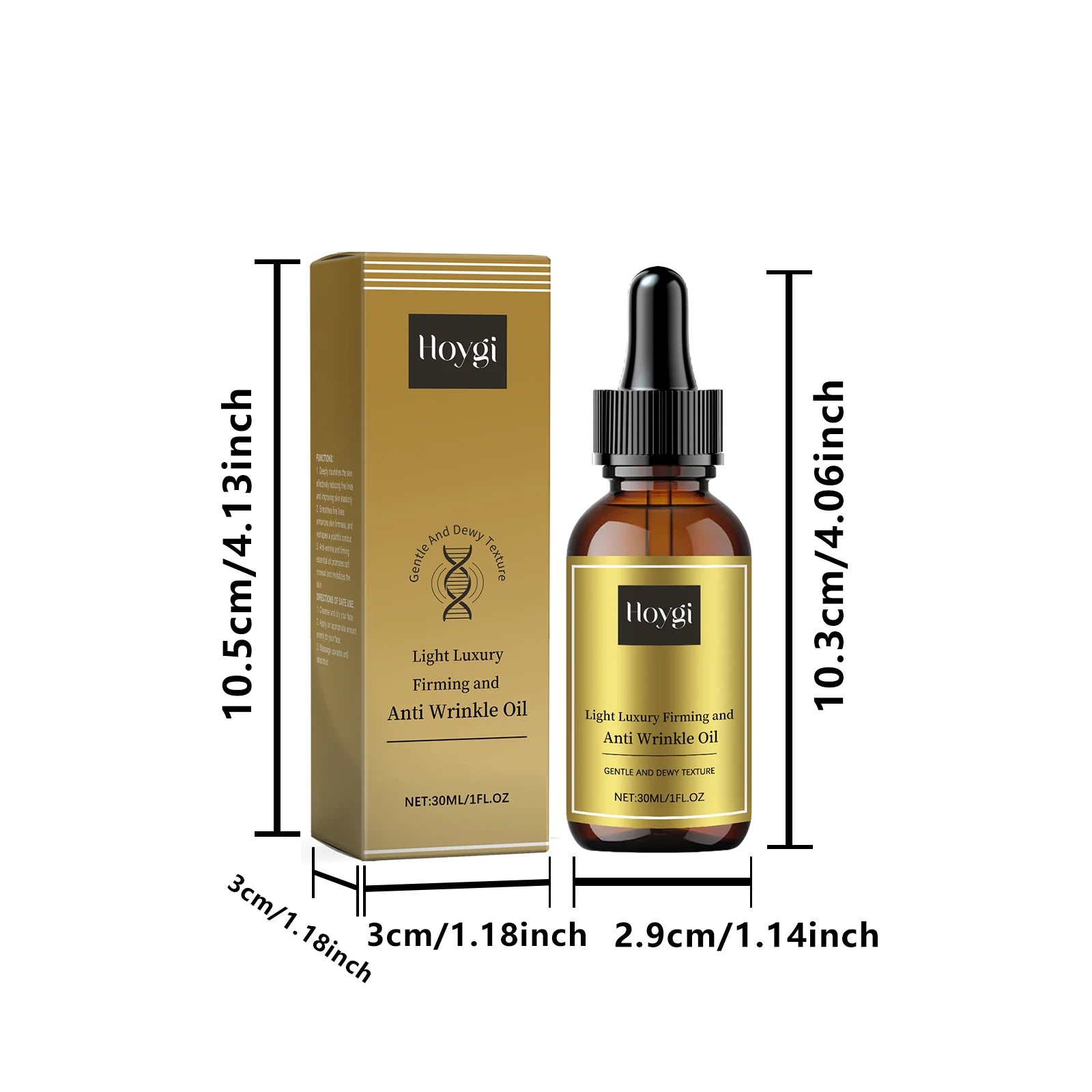 Firming Facial Care Oil Lifting Anti Wrinkle Lightens Lines Tightens Skin Nourishing Smoothing Soften Brightening Face Serum Qme 30ml Boxed