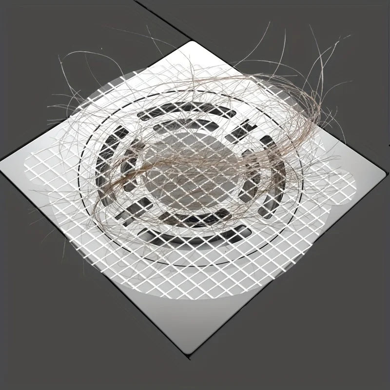 25 disposable floor drain stickers to prevent hair blockage in bathrooms and toilets Qme
