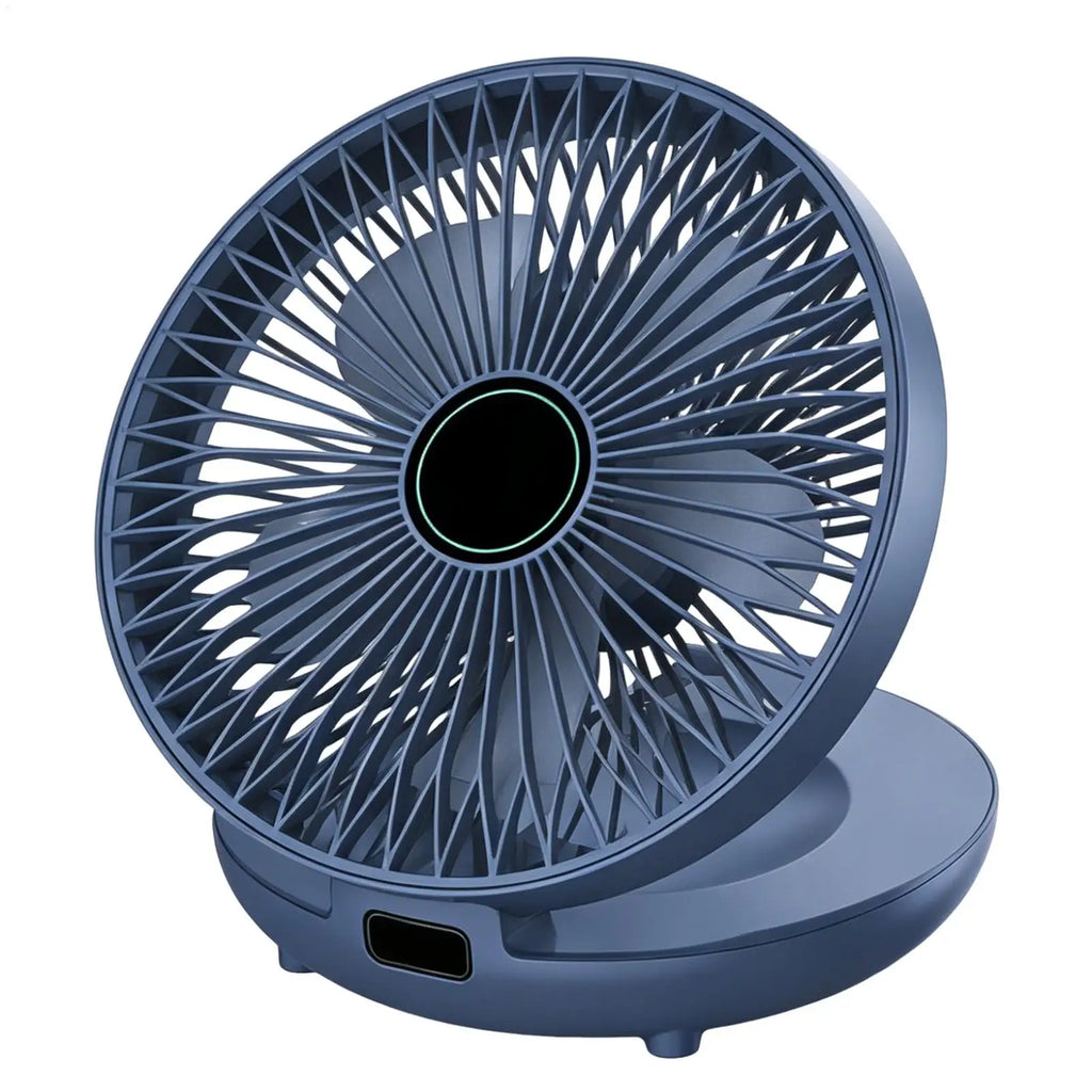Small Desk Fan Rechargeable Foldable Oscillating Wall Mount Personal Table Fan For Living Room Home Office Dorm Kitchen Travel Qme
