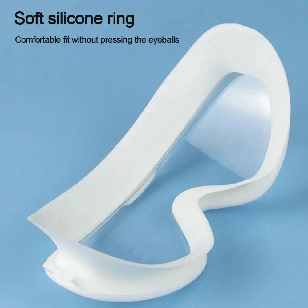 Swimming Goggles Silicone Swim Glasses Big Frame Earplugs Men Women Qme
