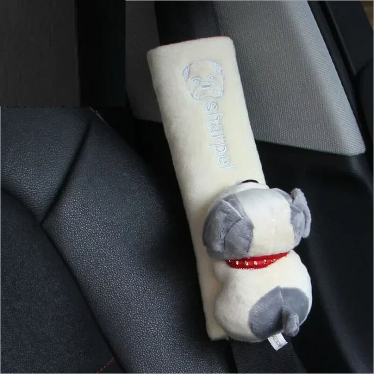 1pcs Cute Animal Car Seat Belt Pads Universal Car Seat Shoulder Strap Pad Cushion Cover Car Belt Protector Safety Belt Cover Qme 7