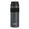 316 Stainless Steel Foldable Handle Flip-top Straw Sports Insulated Qme DARK GRAY 425ml
